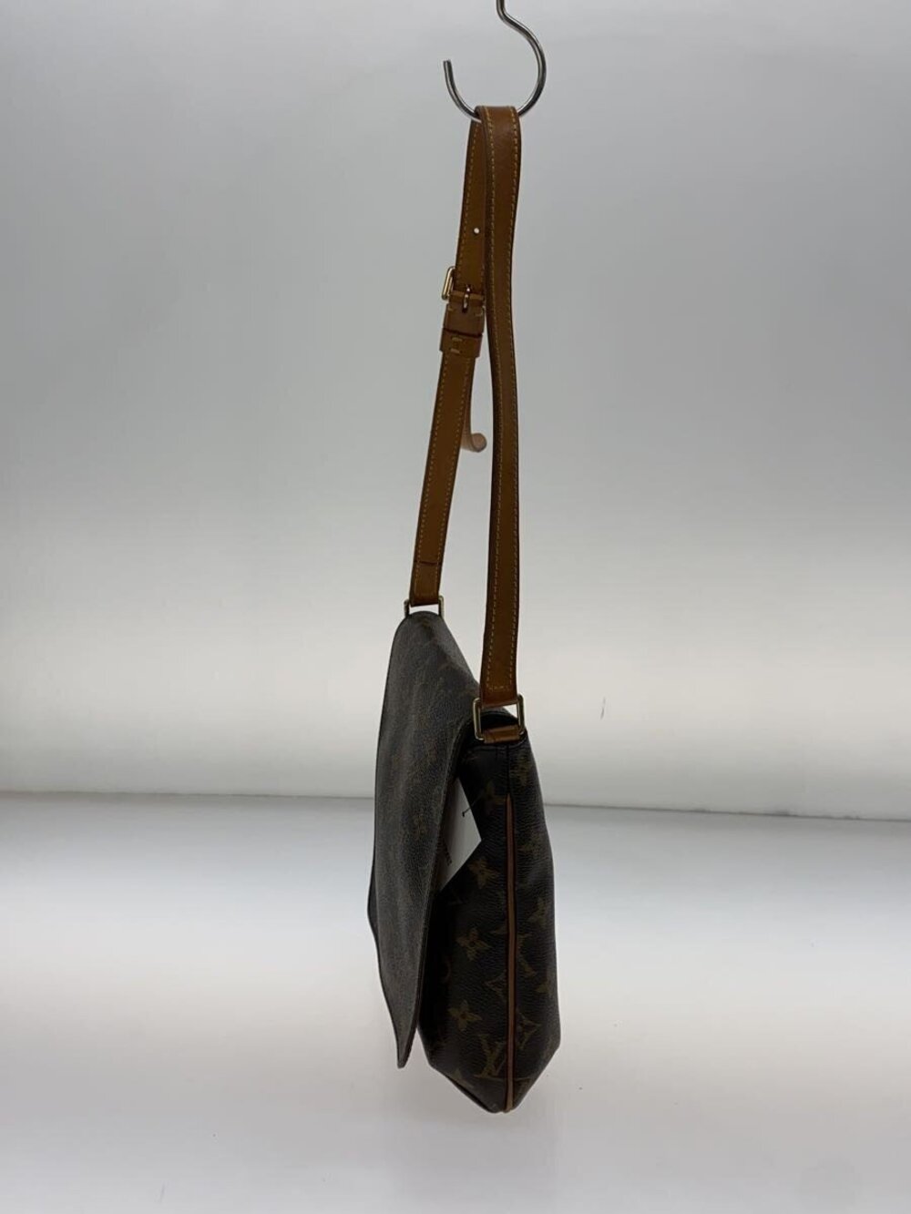 Louis Vuitton Canvas Musette Brown Shoulder Short Bag Salsa Monogram Brown